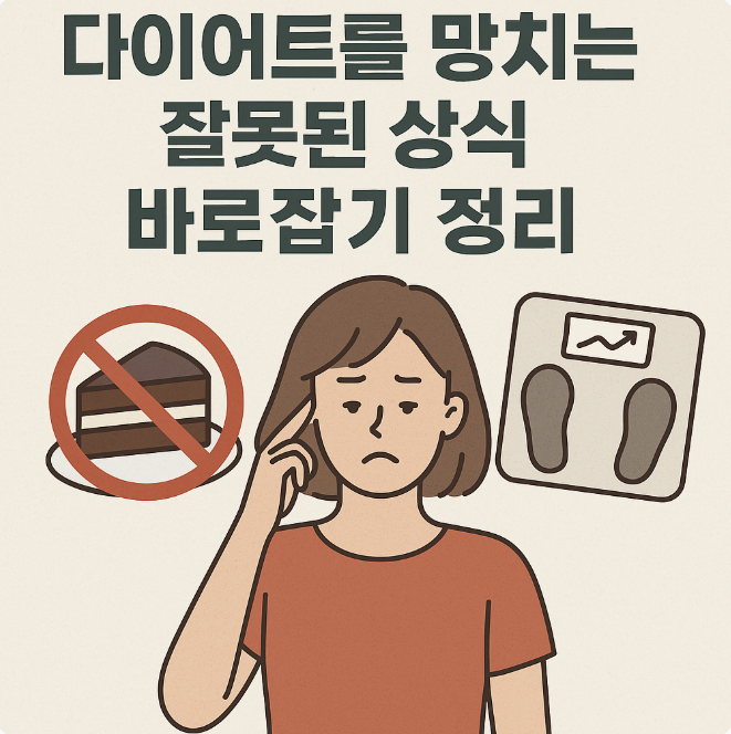 다이어트를 망치는 잘못된 상식관련 사진