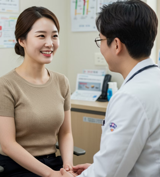 루이보스티에 대해 설명하는 의사 모습 2