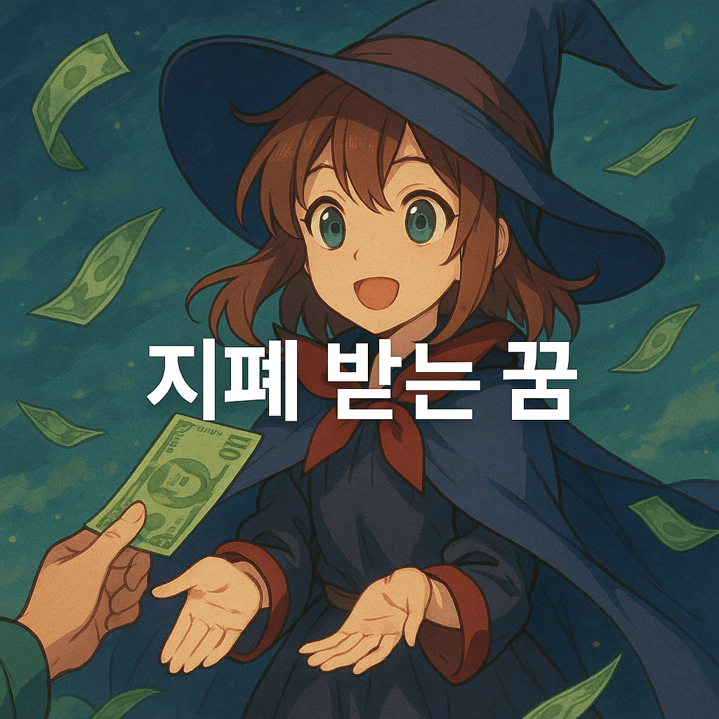 지폐 받는 꿈 해몽