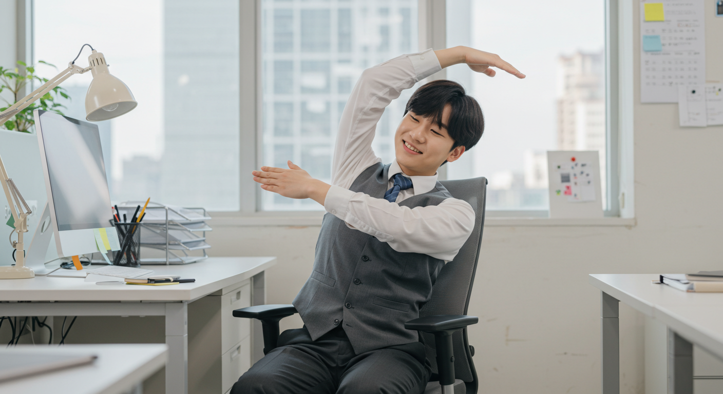 운동, 스트레칭, 목통증