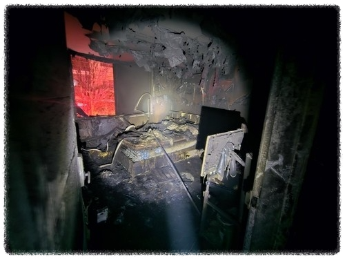 이 사진 광주 빌라 화재 [광주 북부소방서 제공]입니다.