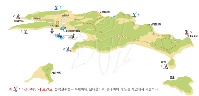 갯바위낚시 포인트