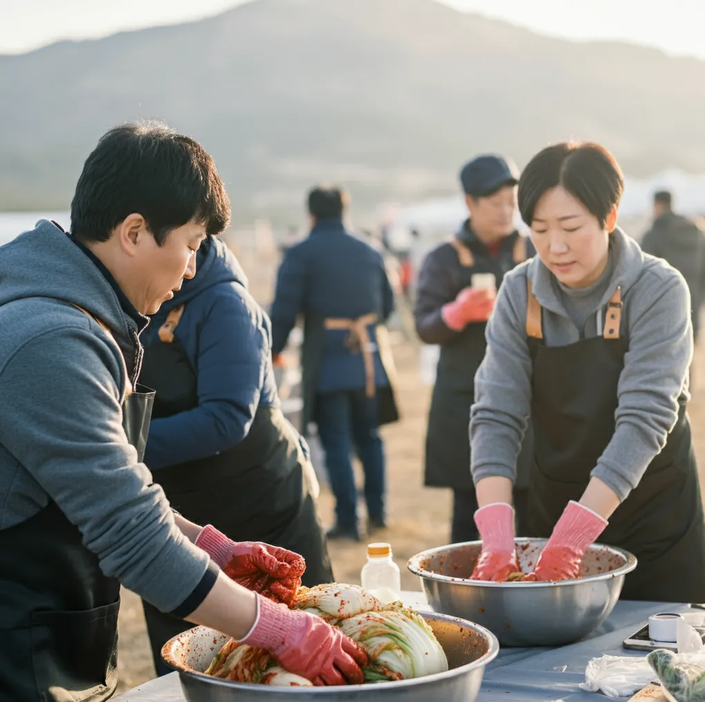 진부김장축제에서-김장체험하는-한국가족06