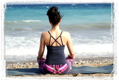 명상-여성-바다-힐링