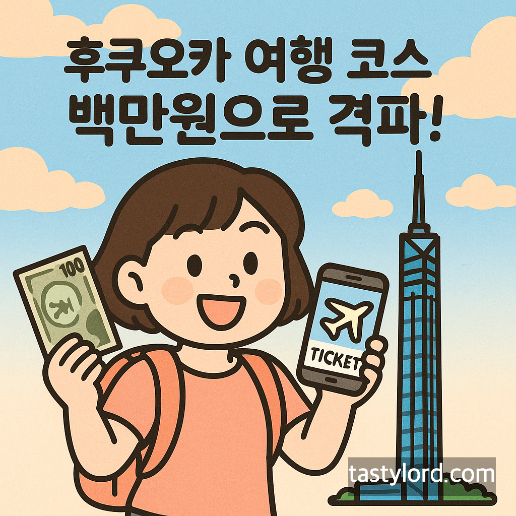 후쿠오카 여행 코스 백만원으로 끝장 내기! 현지인도 놀란 알짜 일정 완벽 정리