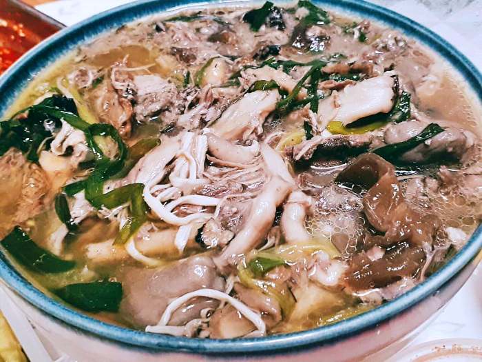 한방 능이버섯 오리 백숙 인천 연수동 맛집 추천
