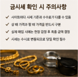 금시세 전망 국제 금시세도 같이 봐야 할까?