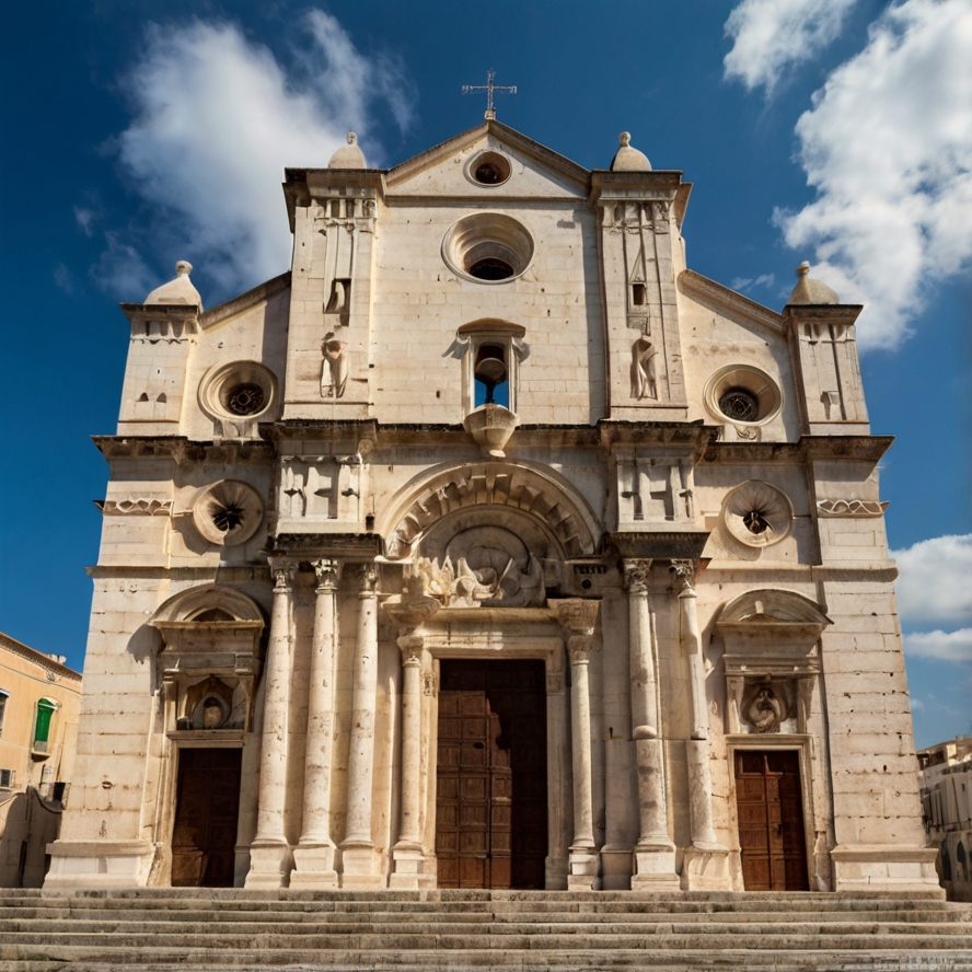 바리 추천 명소 성 니콜라 대성당을 묘사한 이미지