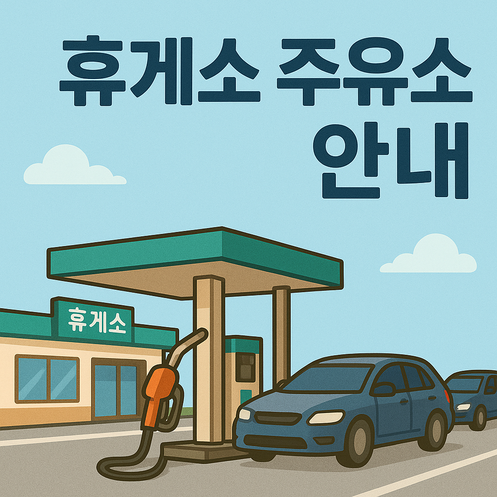 2025 고속도로 휴게소 주유소 이용 완벽 가이드