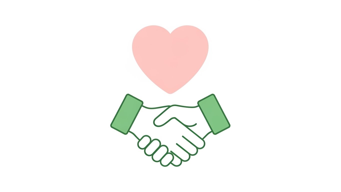 투명한 소득 신고와 합리적인 보험료 조정을 통해 사회 보장 시스템과 신뢰를 쌓는 상징 그래픽