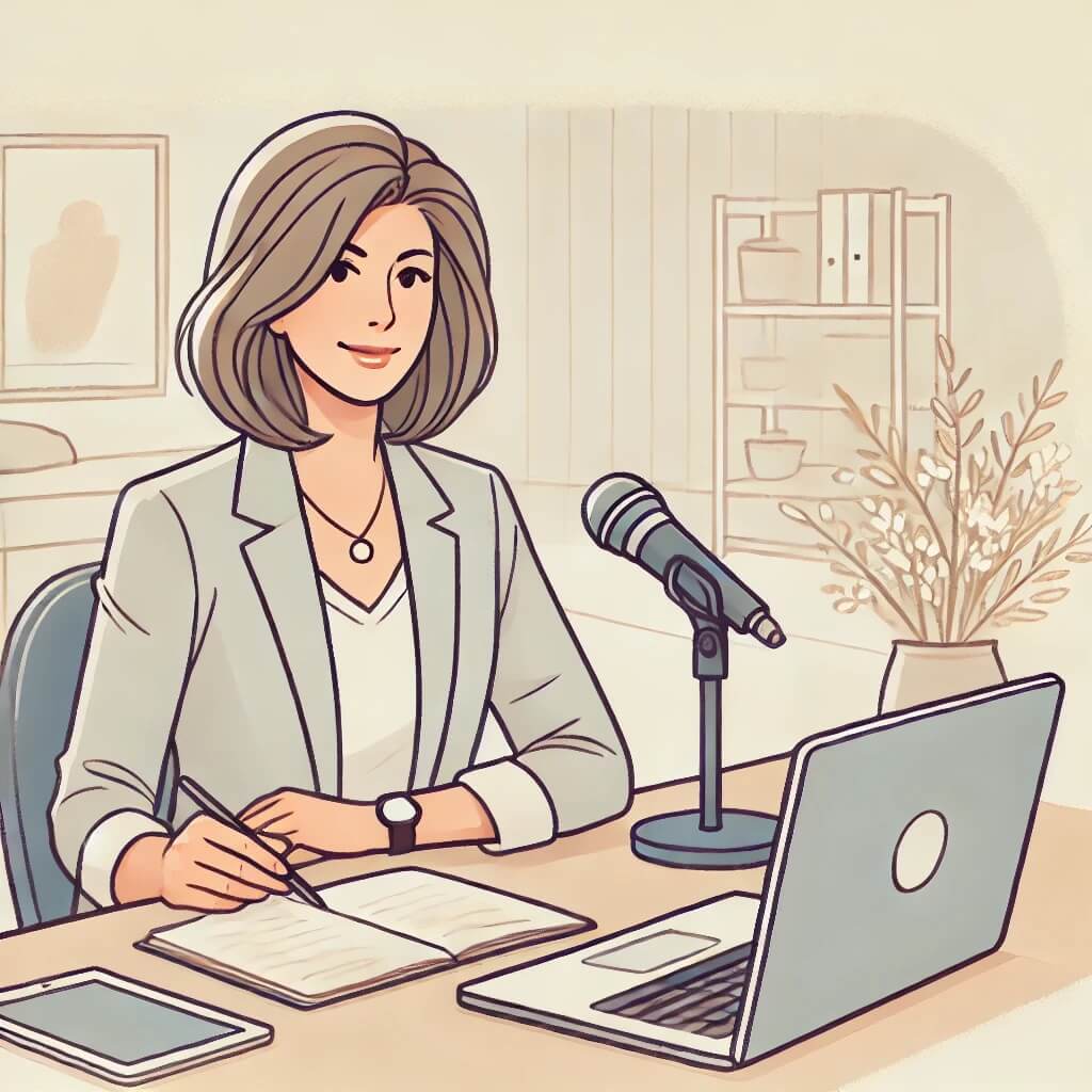 챗지피티가 1인지식서비스 창업자의 모습을 그린 그림