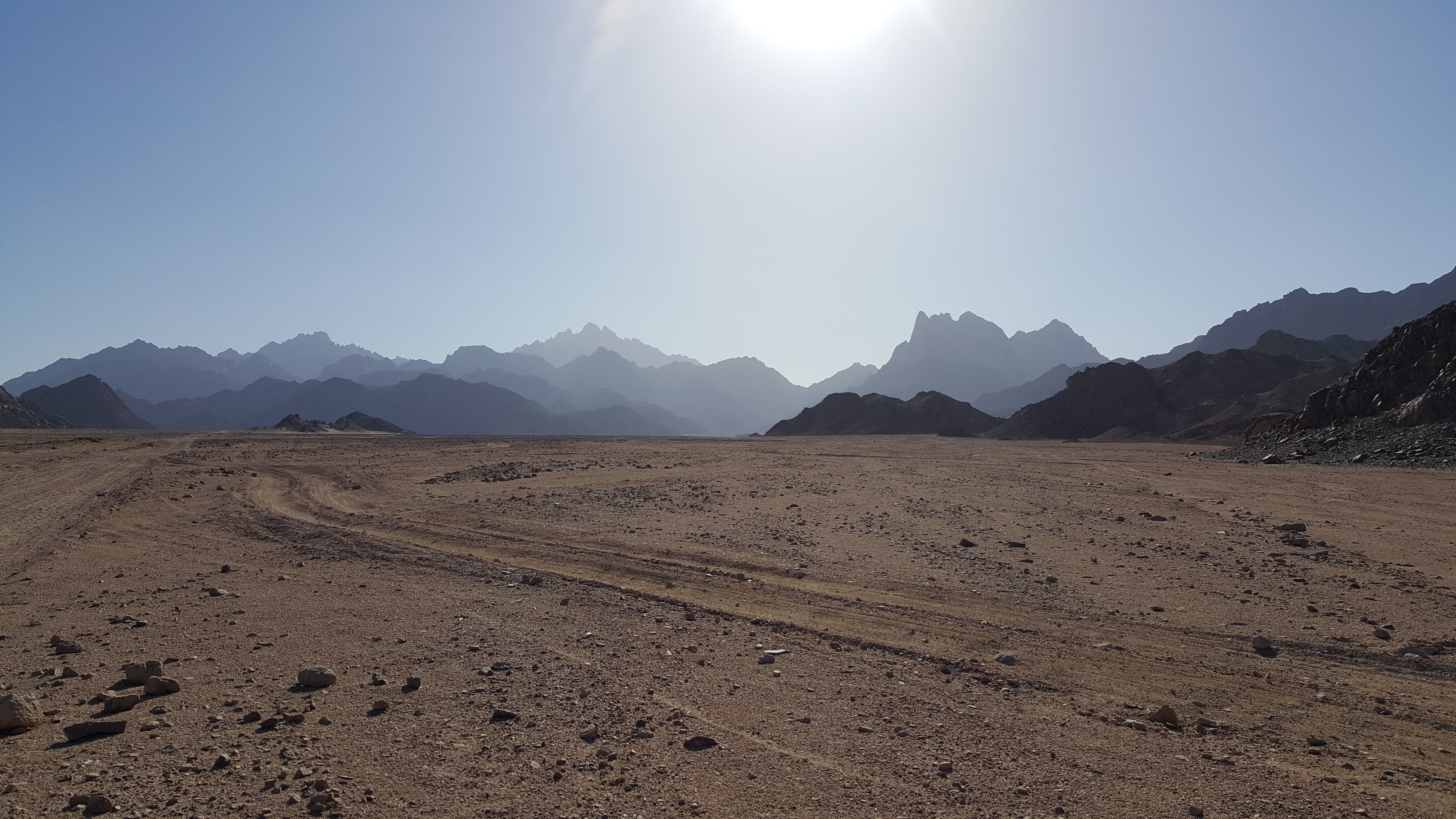 이집트 사막 풍경