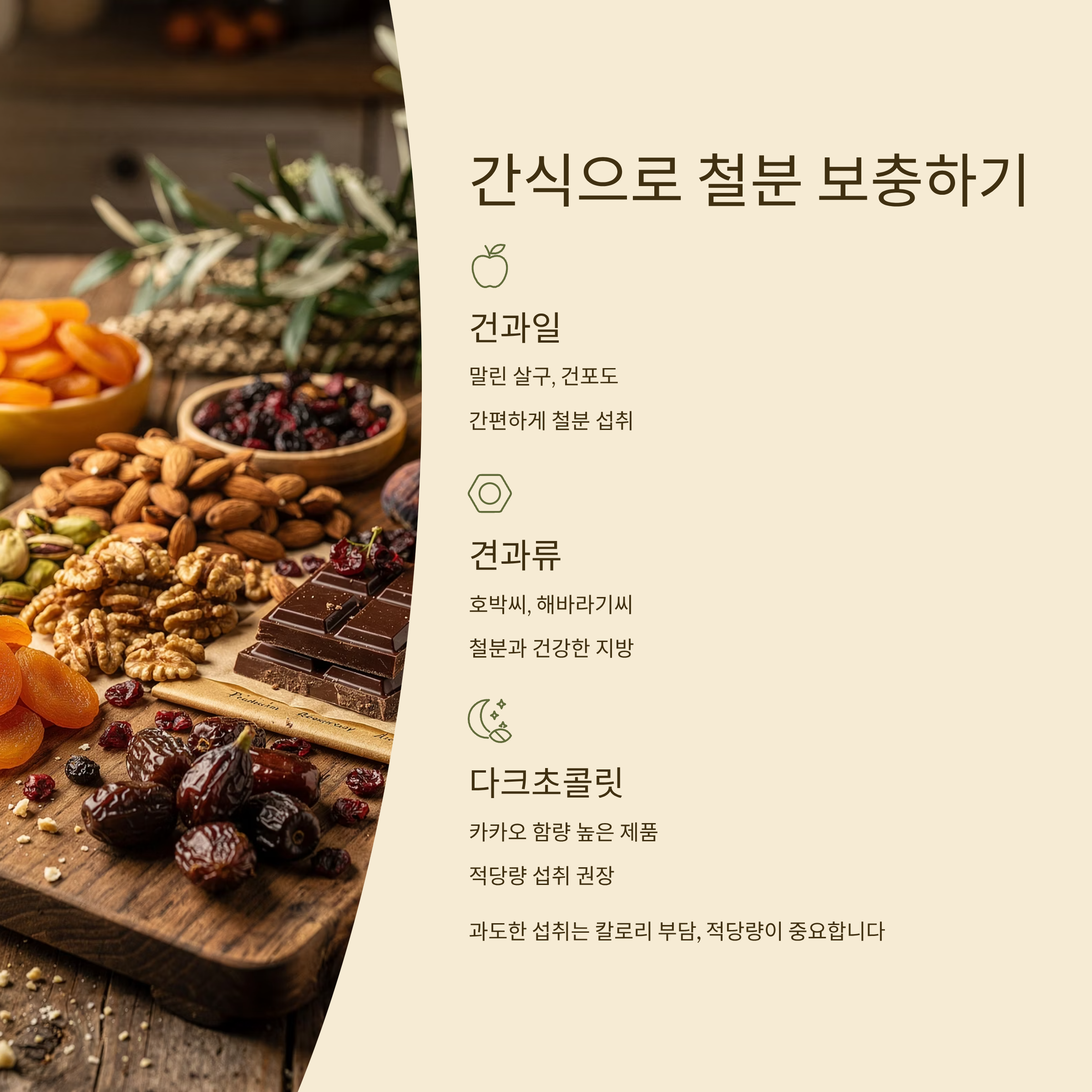 철분 많은 음식 간식으로 챙기기