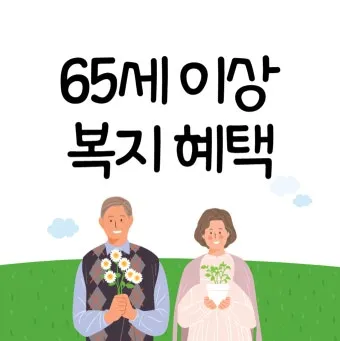 65세이상 노인 혜택 알아보기 완벽 복지 가이드_7