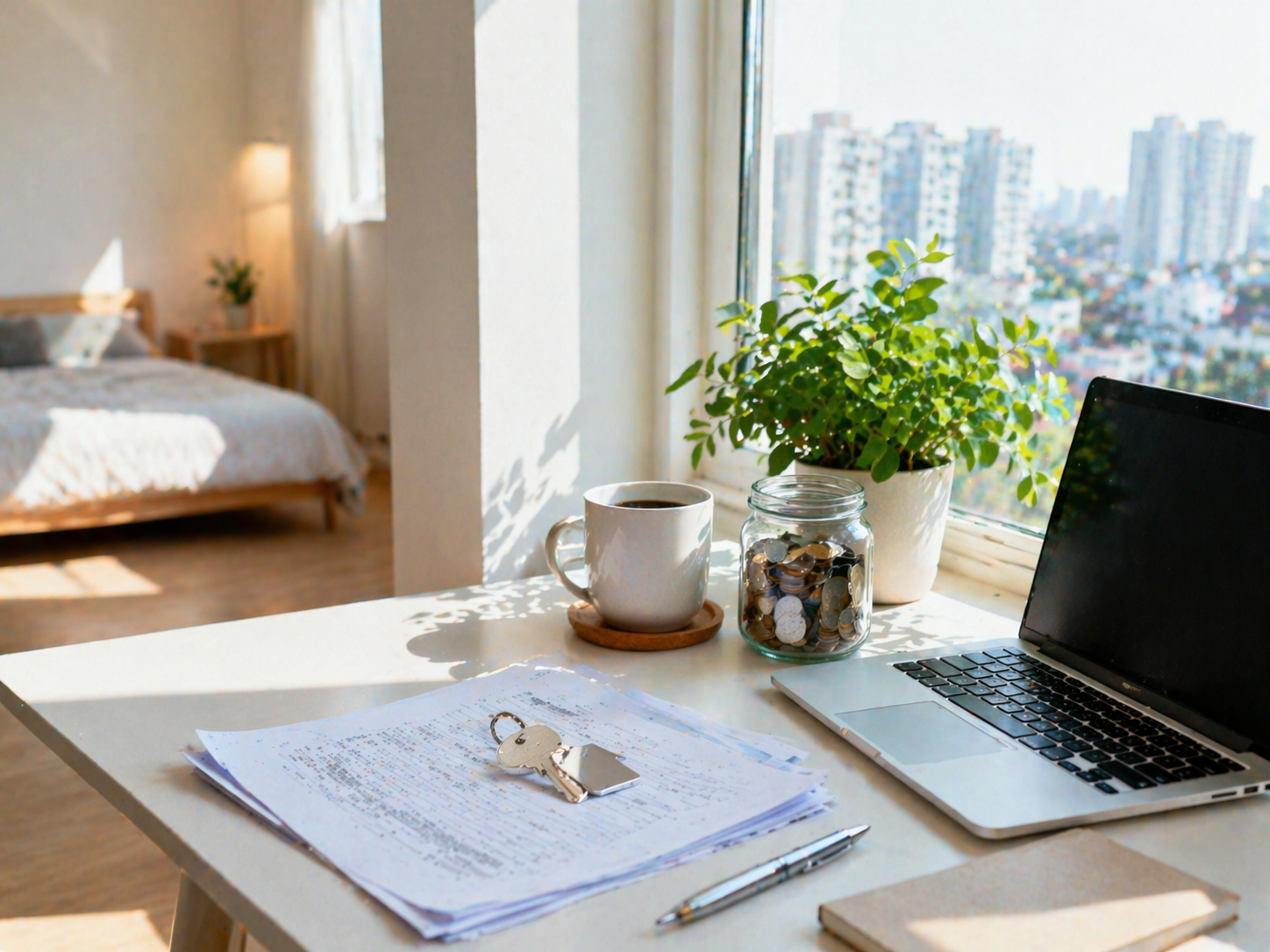 전세자금지원으로 전세를 얻을 수 있어서 기뻐하고 있다.