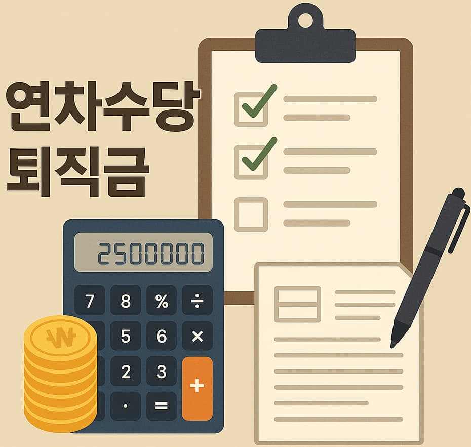 💼퇴사 전 반드시 확인! 연차수당, 퇴직금 정확히 계산하는 법과 놓치지 말아야 할 서류