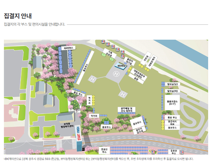 경주 벚꽃 마라톤 대회