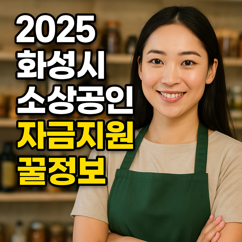 화성시 소상공인 자금지원