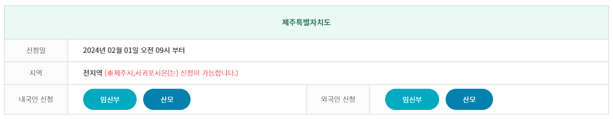 임산부 친환경 농산물 꾸러미