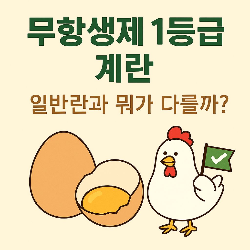 무항생제 1등급 계란? 일반란과 차이, 사육방식 번호까지 한 번에 정리! 썸네일