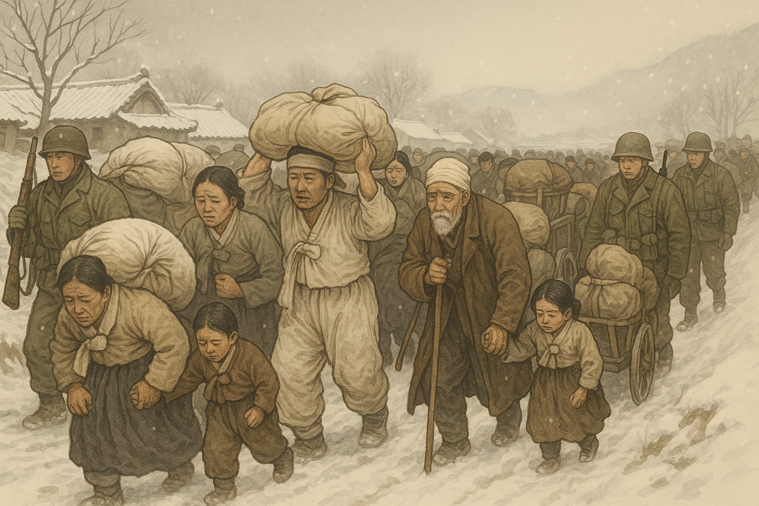 1951년 한국전쟁 후퇴 교착 관련 이미지