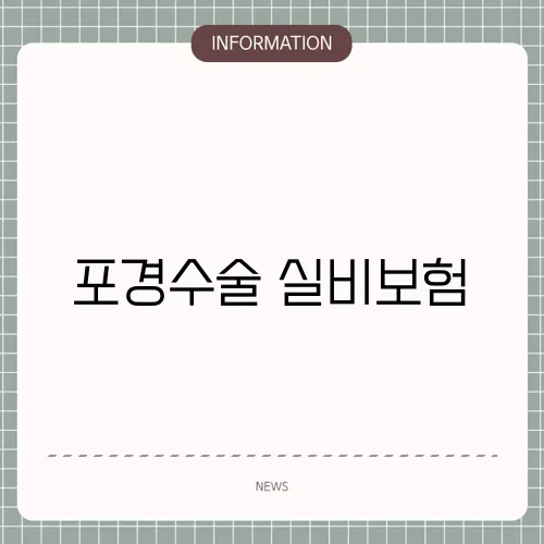 포경수술 실비보험