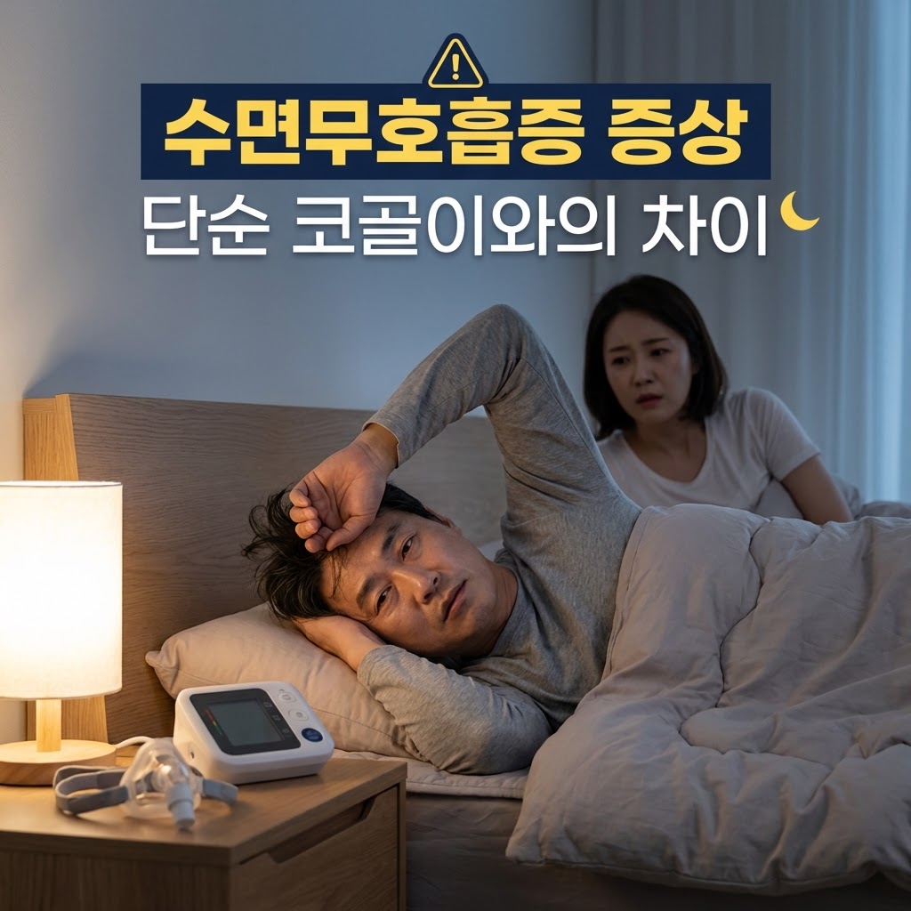 수면무호흡증 증상과 수면 관리법, 그냥 코골이로 넘기면 안 되는 이유