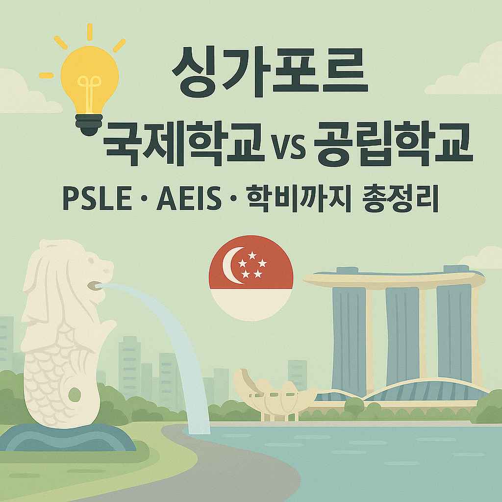 싱가포르 유학 국제학교 vs 공립학교