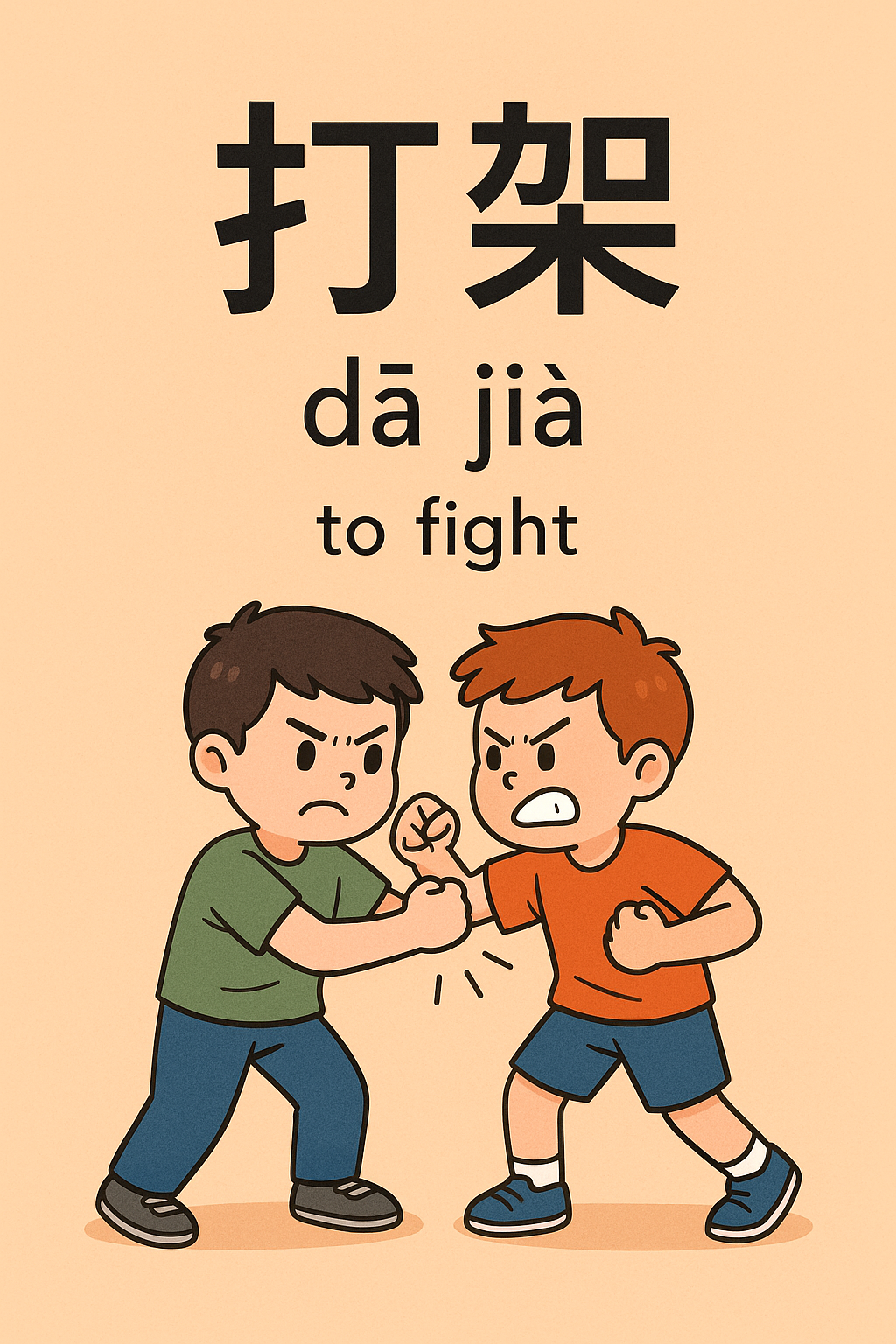 중국어로 싸우다 打架