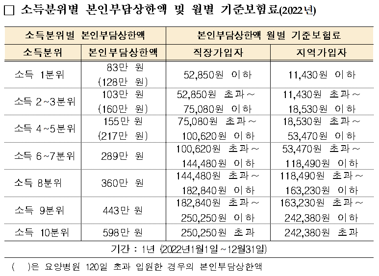 본인부담상한액 초과 의료비 지급대상자 확인방법