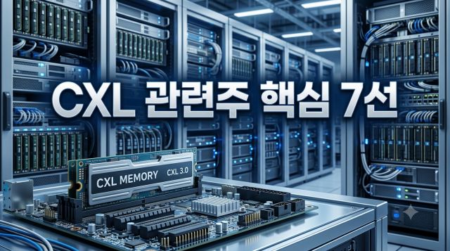 CXL 관련주 핵심 수혜주와 AI 서버 메모리 투자 포인트