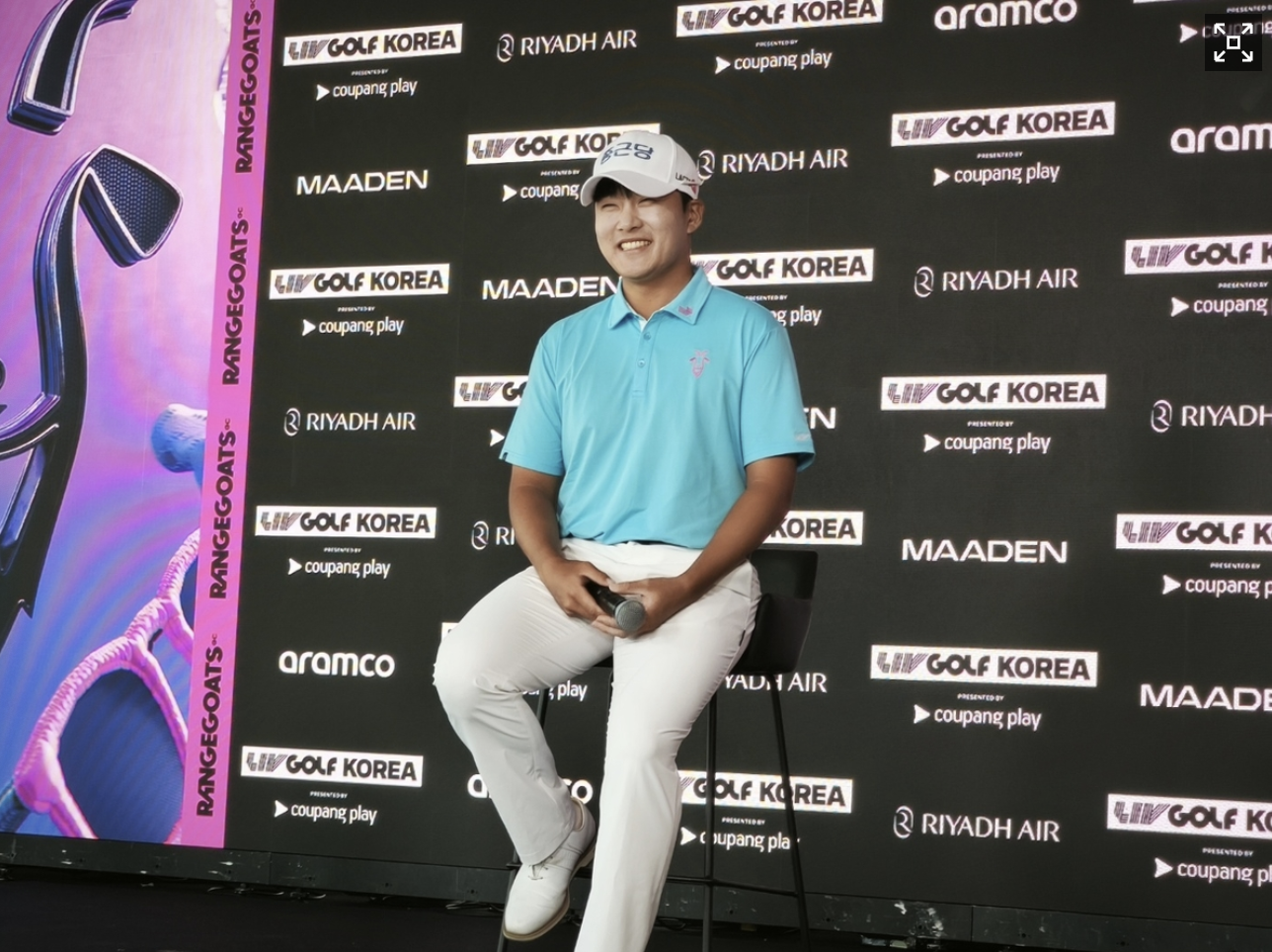 LIV골프 데뷔전을 앞둔 '김민규'