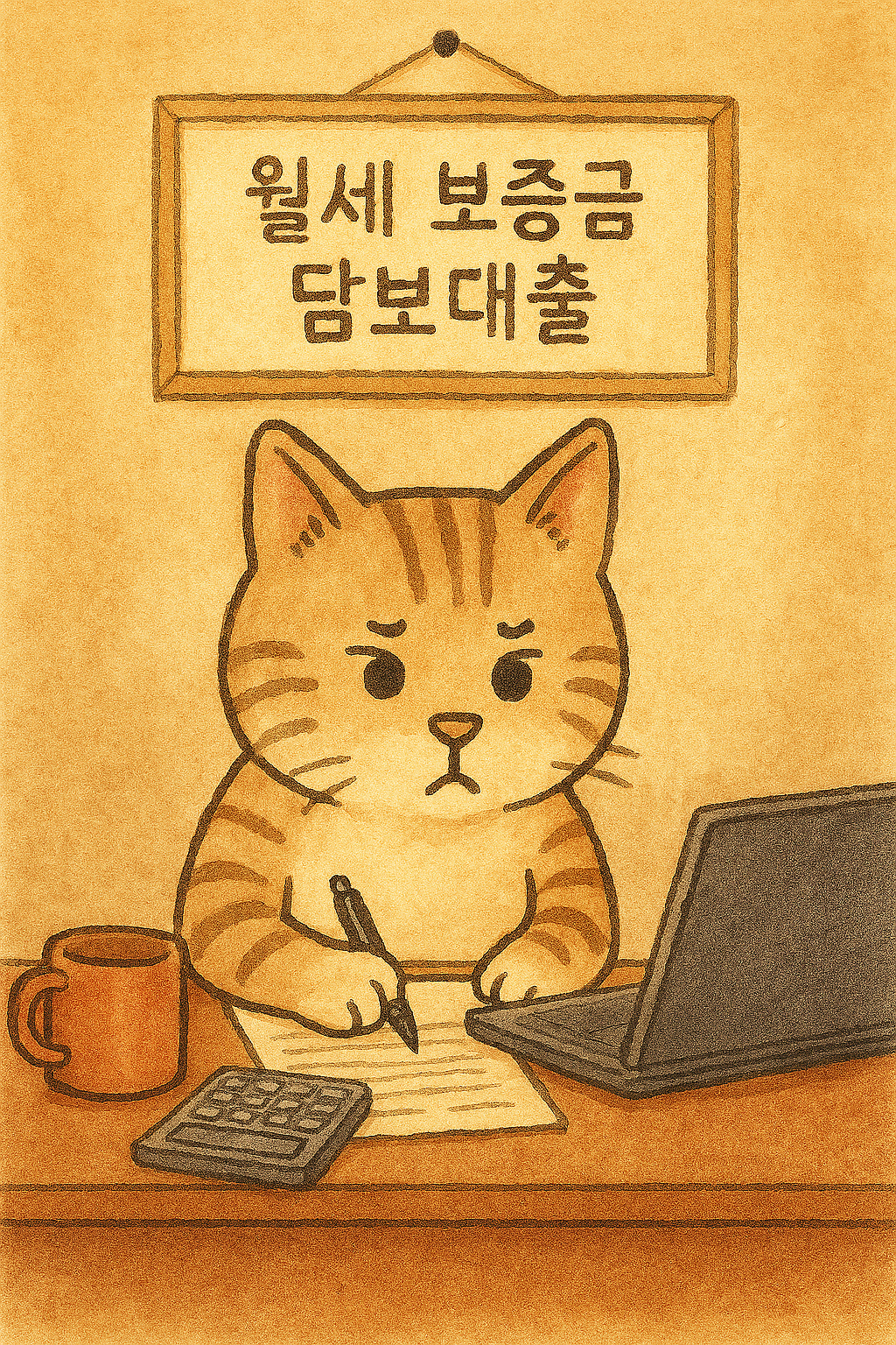 2025년 월세보증금 담보대출 한도·LTV 비교 차트