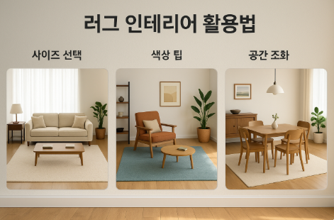 러그 인테리어 활용법