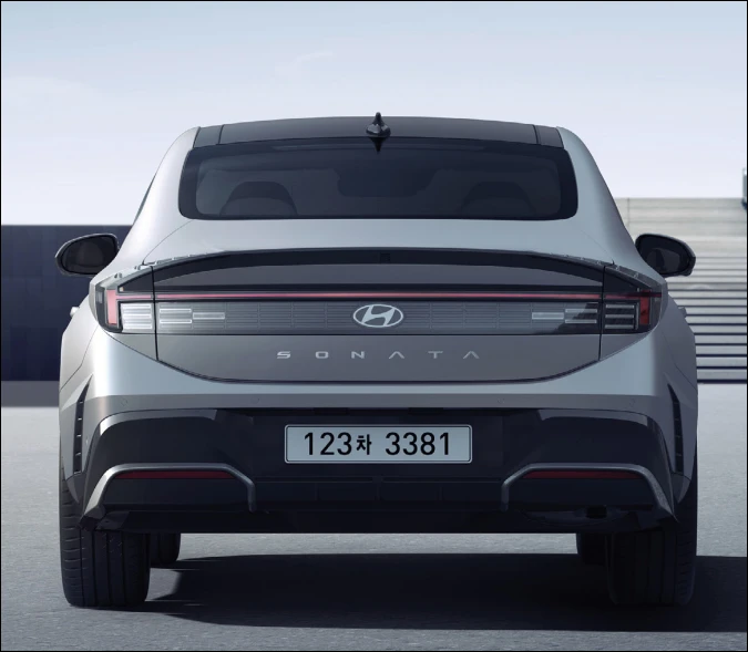 쏘나타 후면