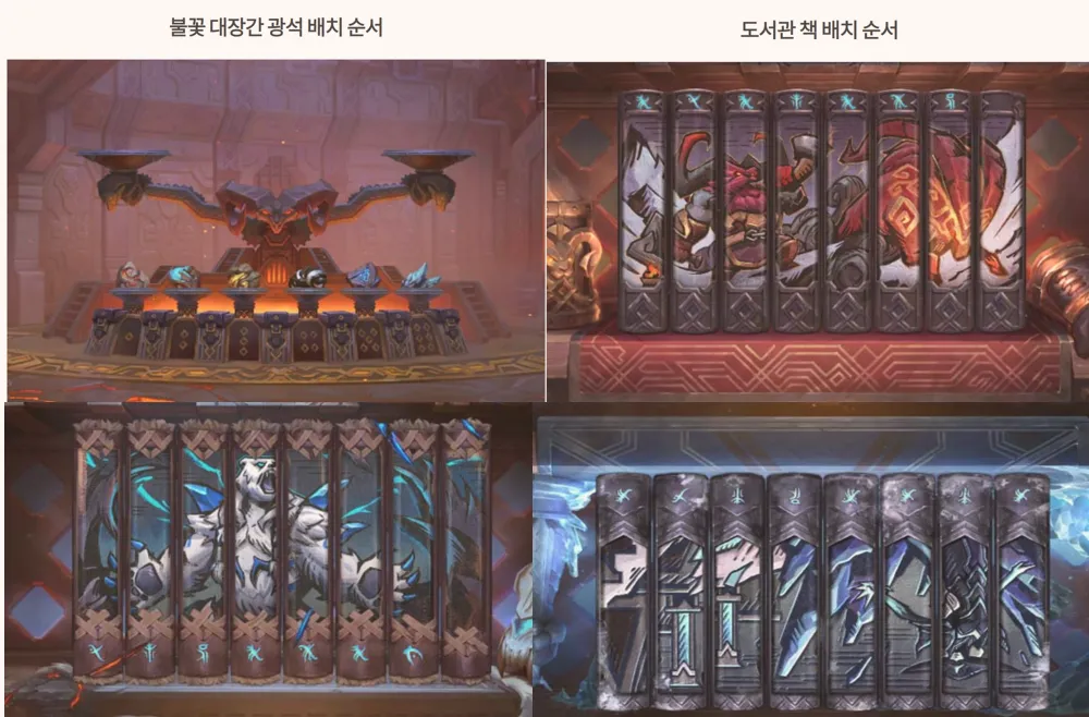 광석 도서관책배치 순서