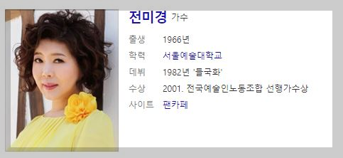 1798회 5월8일 가요무대 출연자 및 선곡리스트