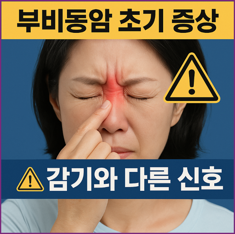 부비동암 초기 증상