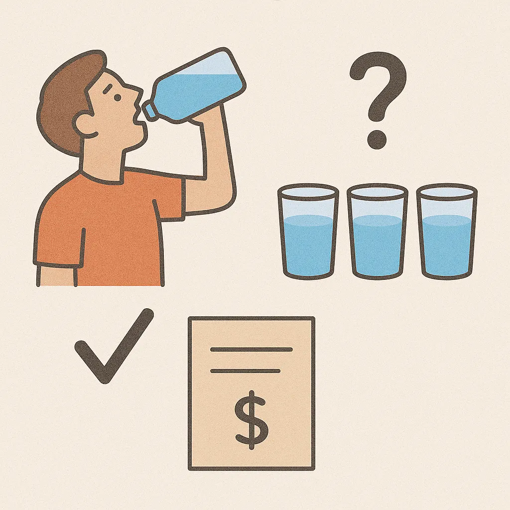 물을-한-번에-많이-마시는-것과-나눠-마시는-것을-비교하는-일러스트-이미지로-수분-섭취-방법의-차이를-상징적으로-표현