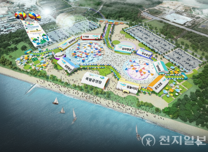 2026여수세계섬박람회 주행사장인 돌산 진모지구 조감도