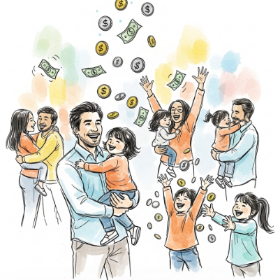 5️⃣ 아동수당 확대로 인한 가계 효과