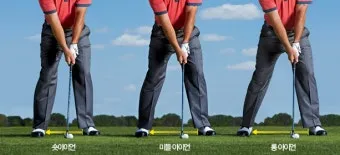 골프 스탠스 폭 결정 기준 체형별 클럽별 거리별 추천_3