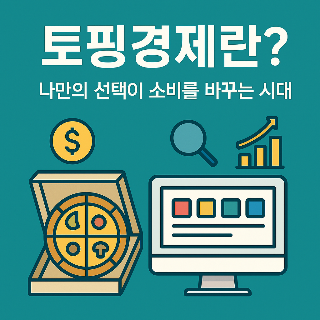 토핑경제란 나만의 선택이 소비를 바꾸는 시대글귀 사진