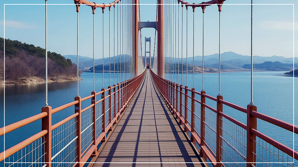 탑정호 출렁다리 이미지