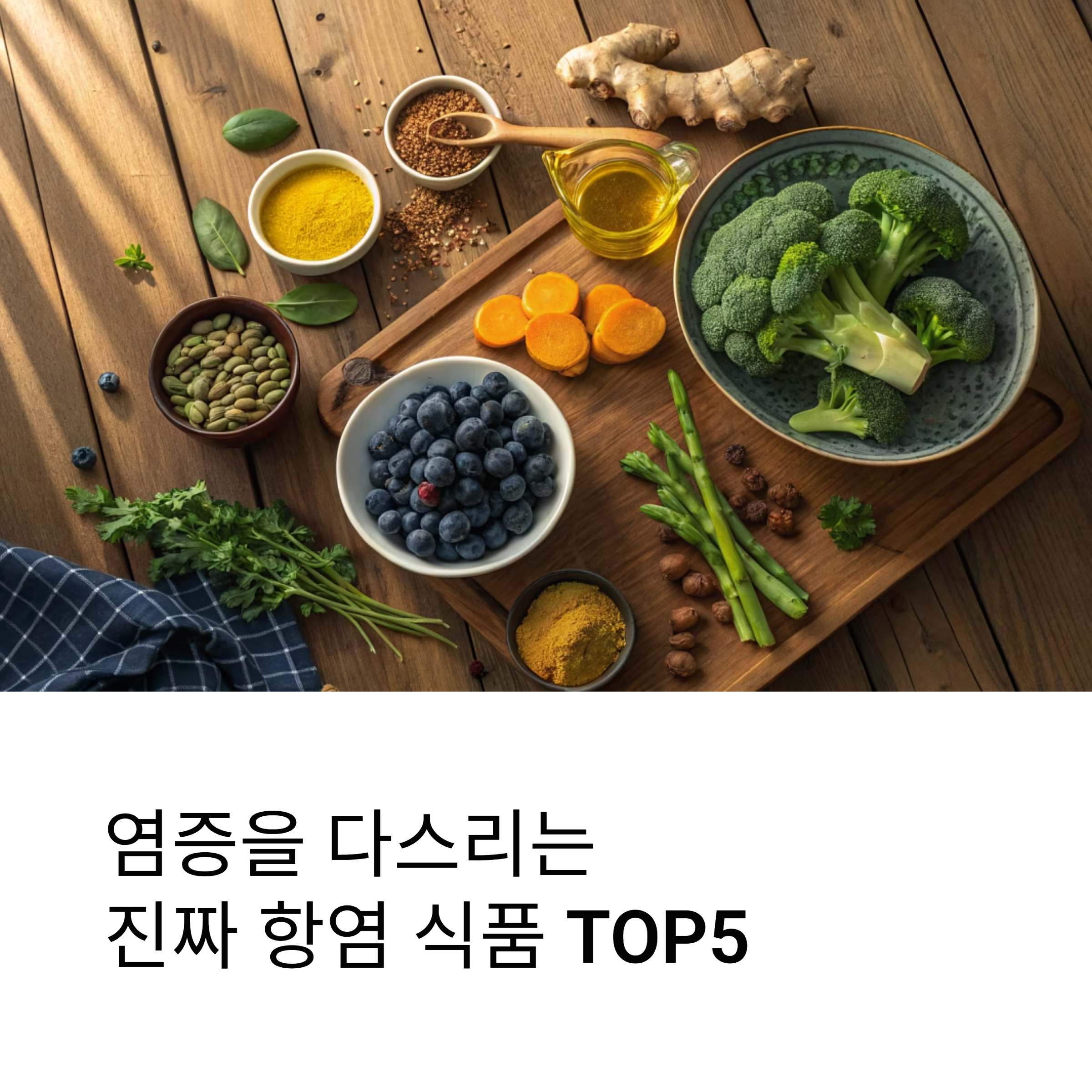 염증을 다스리는 진짜 항염 식품
