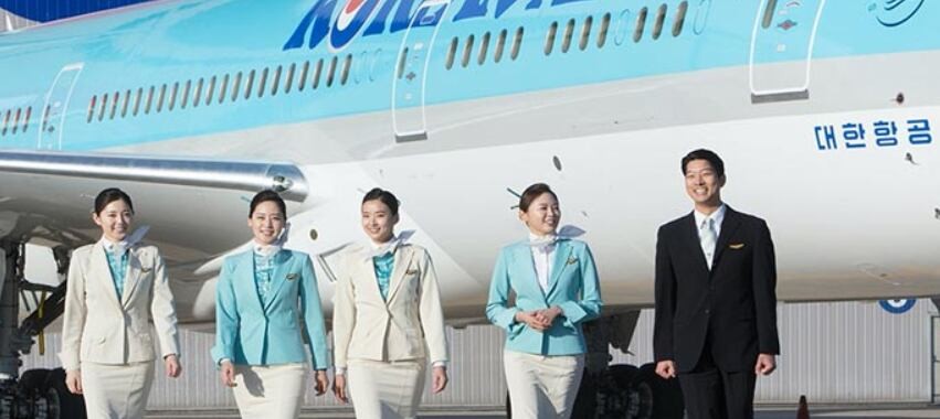 대한항공 직원들의 모습.