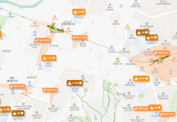 학원가