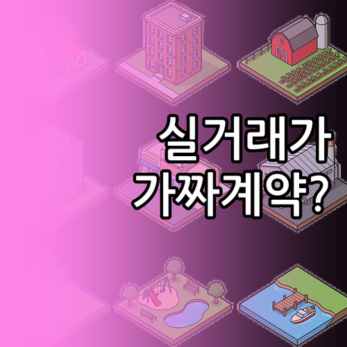 국토교통부 실거래가 공개시스템 이용법..