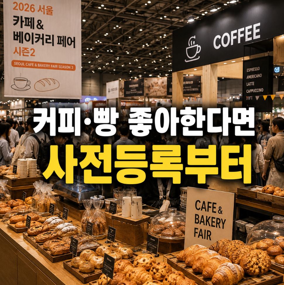 고양시 카페&amp;베이커리페어 시즌2 사전등록 방법
