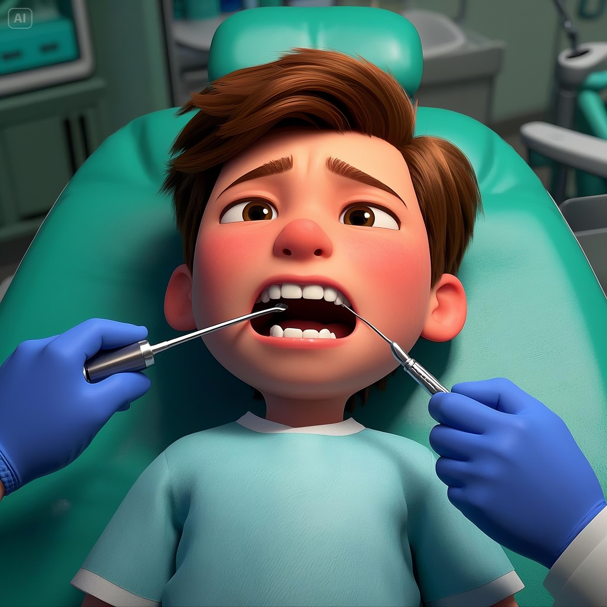 사랑니 발치 시기는 언제가 좋을까요? - 사랑니 발치하는 소년